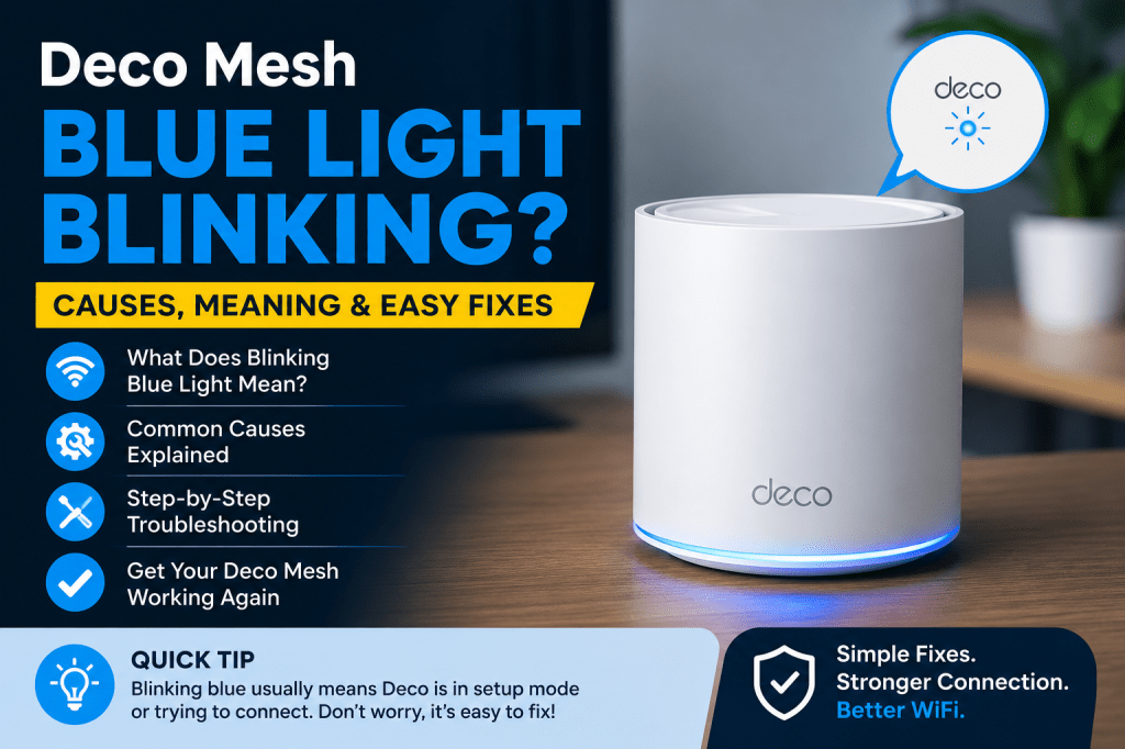 Deco Mesh Blue Light