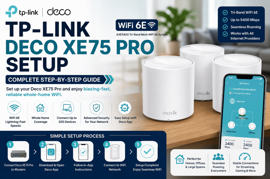 How to Set Up TP-Link Deco XE75 Pro in Minutes: Easy Guide